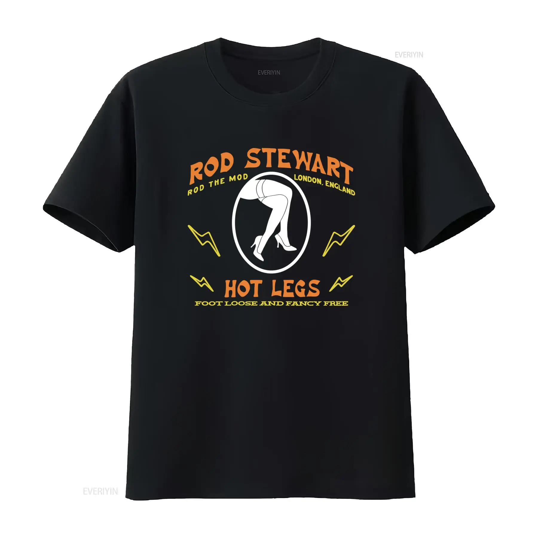 Vintage Fashion London - เสื้อยืด Rod Stewart Hot Legs ของแท้สำหรับผู้ชาย