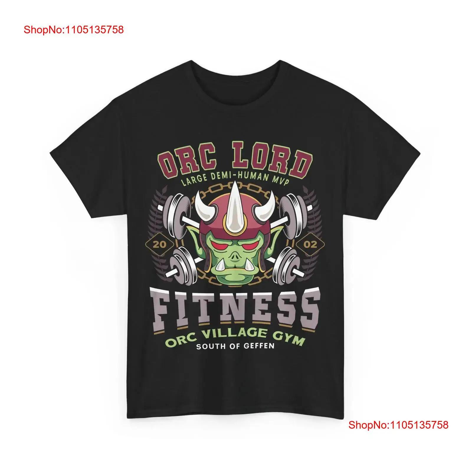 Vintage Fashion Game - เสื้อยืดฟิตเนส Geffen Orc Village Ragnarok Online