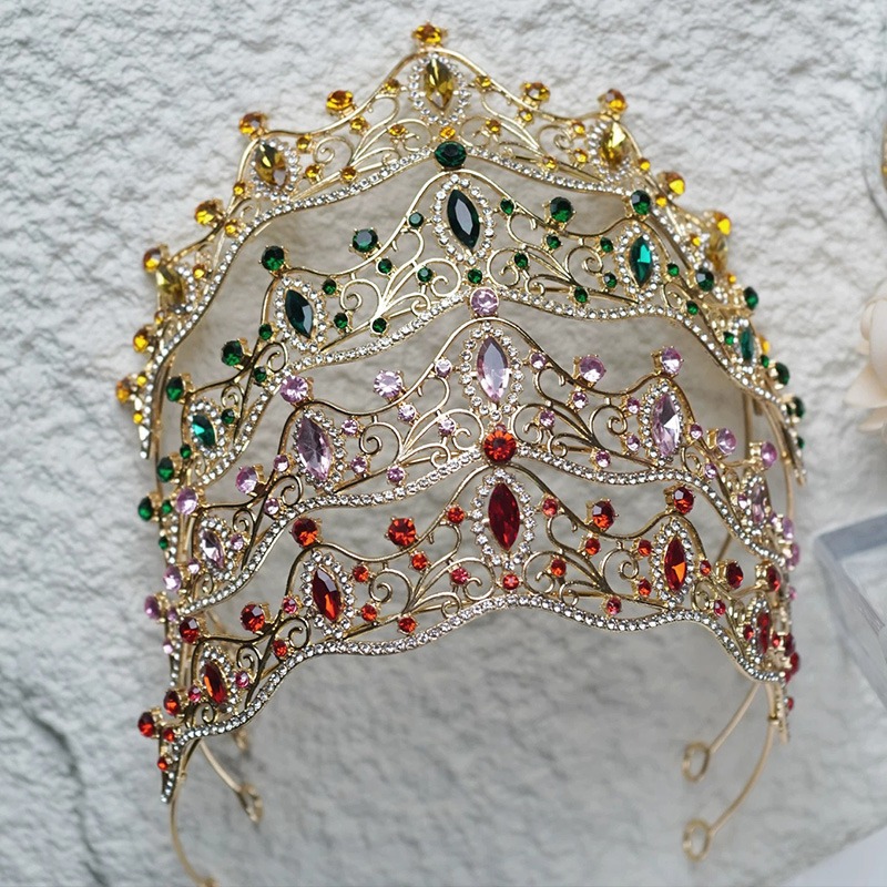มงกุฎคริสตัลสไตล์วินเทจ บาโรก  - Vintage Fashion Queen บทวิจารณ์และราคา