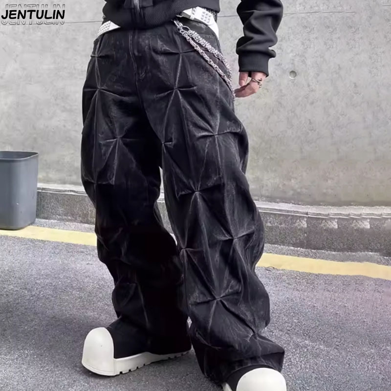กางเกงยีนส์ทรงหลวมปักลายสไตล์  - Retro Track Pant บทวิจารณ์และราคา