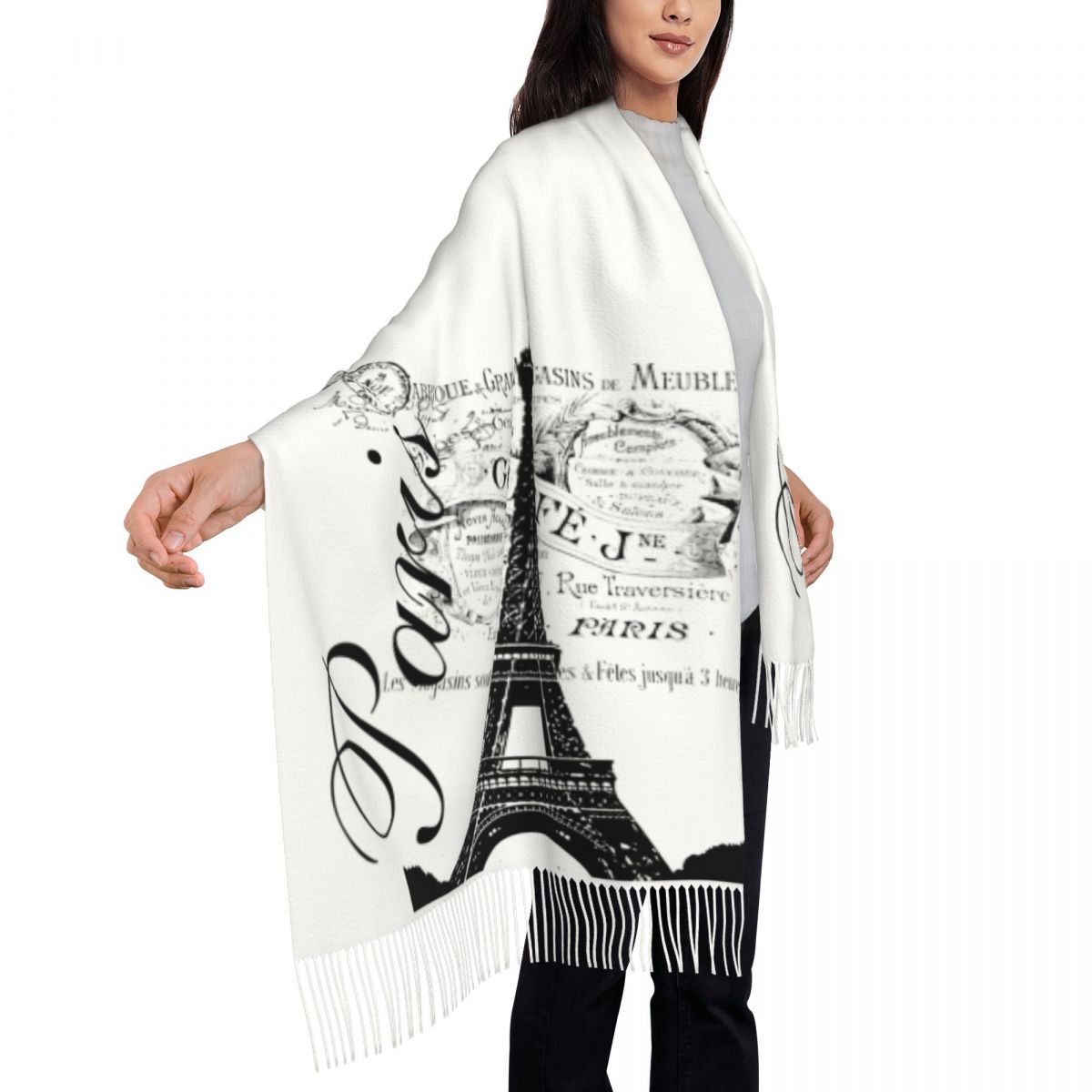 Custom พิมพ์ Vintage EIFFEL To - Vintage Fashion Paris บทวิจารณ์และราคา