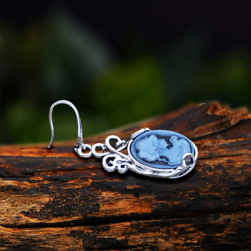 Vintage Oval Lady Queen Cameo  - Vintage Fashion Queen บทวิจารณ์และราคา