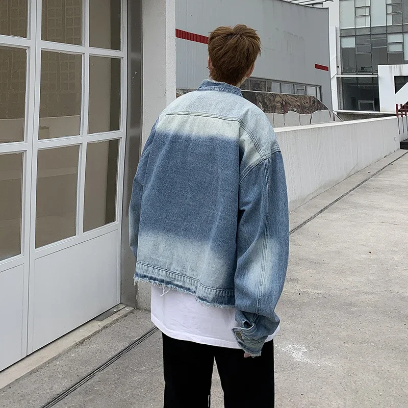 แจ็คเก็ตยีนส์สไตล์อเมริกันเรโท - Patchwork Jean Jacket บทวิจารณ์และราคา