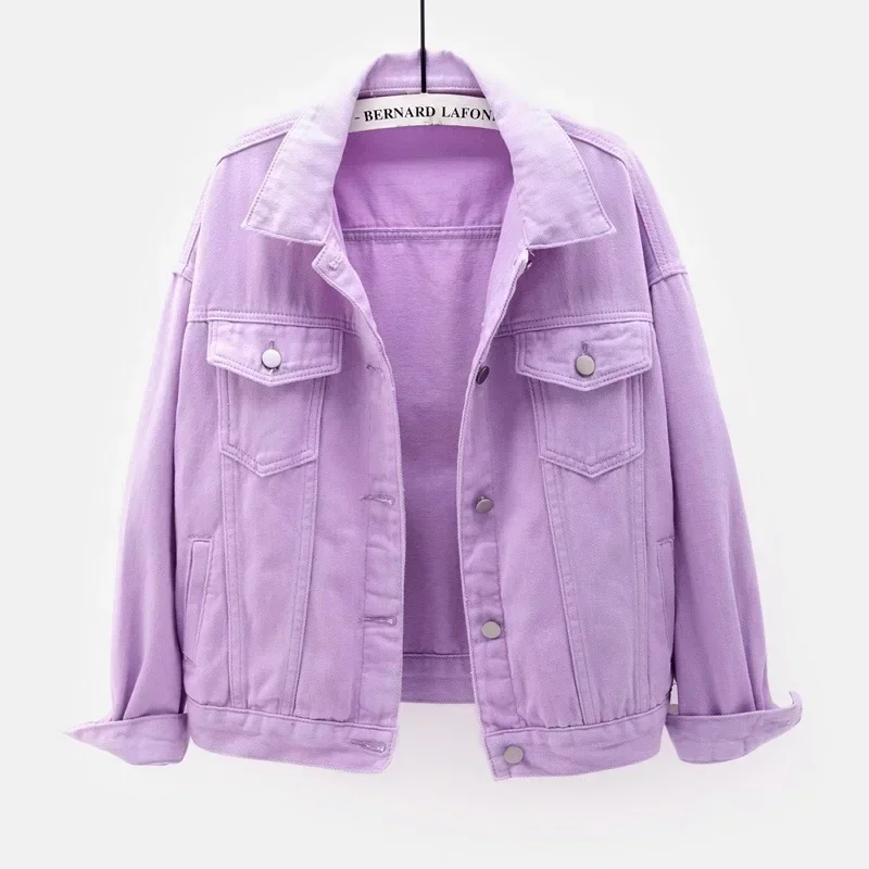 แจ็คเก็ตผู้หญิง ยีนส์ 2026 เสื - Patchwork Jean Jacket บทวิจารณ์และราคา