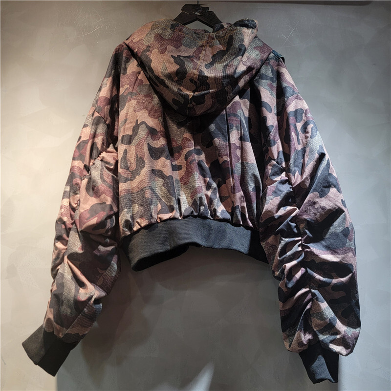 เสื้อแจ็คเก็ตยีนส์ทรงหลวมมีฮู้ - Patchwork Jean Jacket บทวิจารณ์และราคา