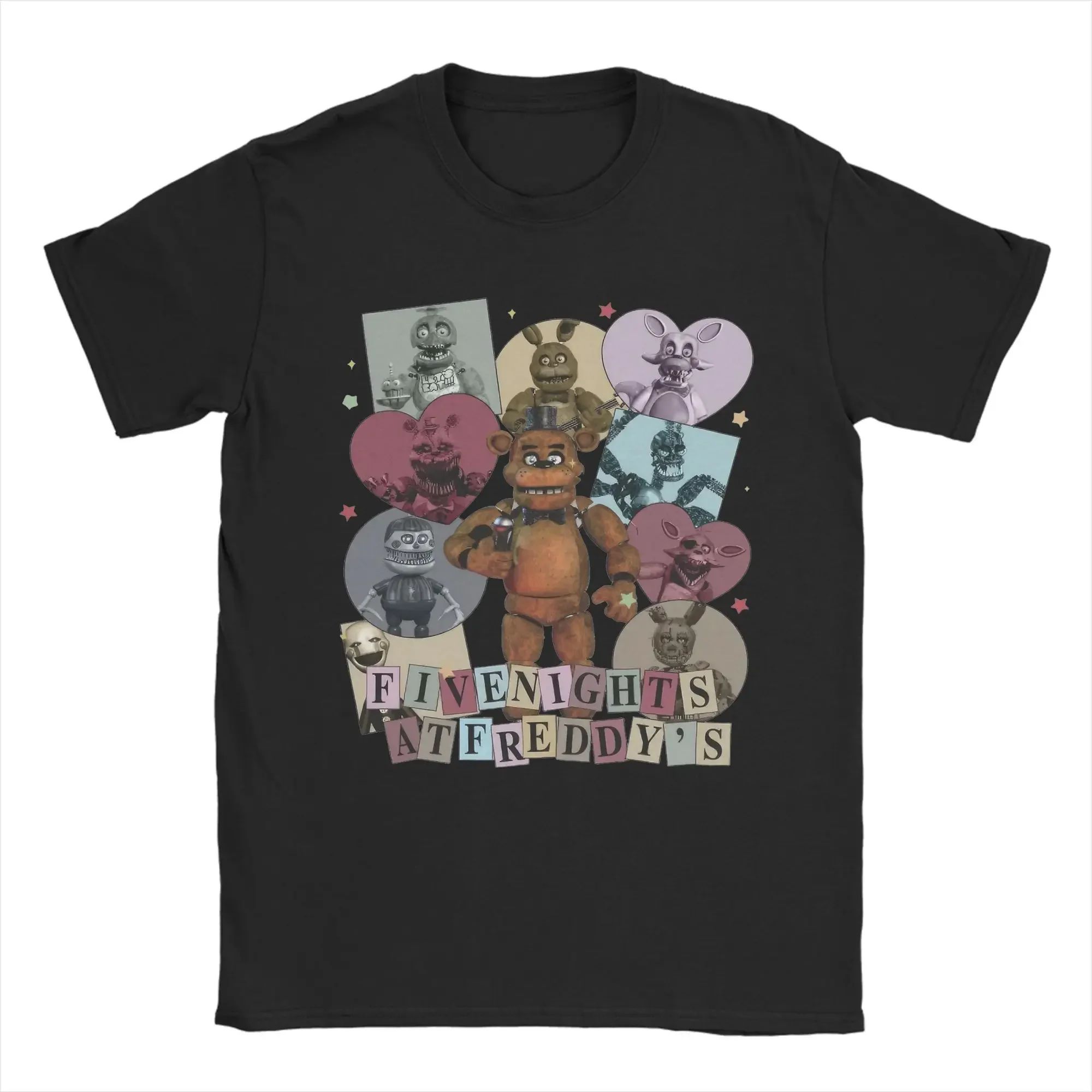 เสื้อยืดลายเกมยอดฮิต Five Nigh - Vintage Fashion Game บทวิจารณ์และราคา