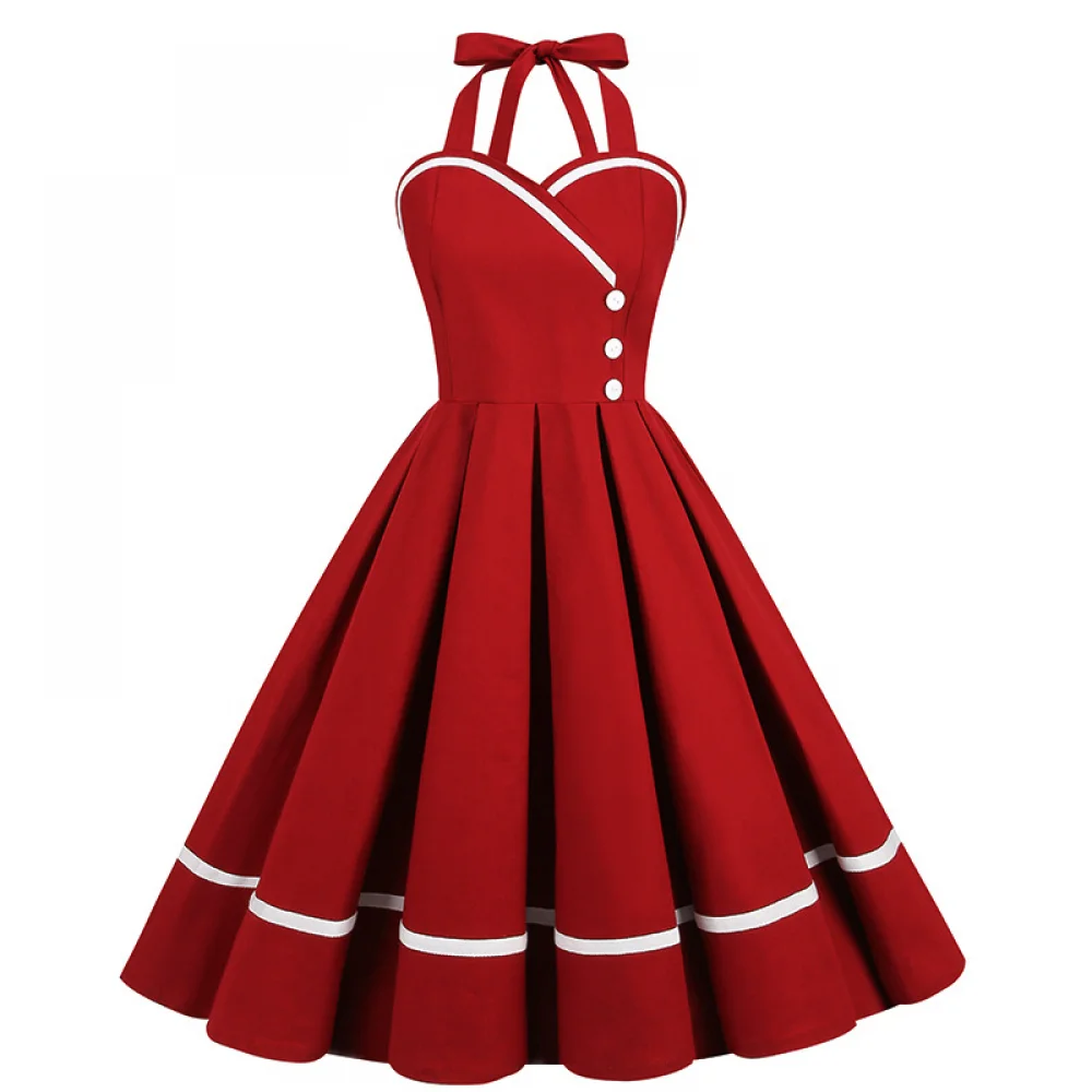 ฮาโลวีน 50s 60s 80s Retro ผู้ห - Vintage Fashion Female บทวิจารณ์และราคา