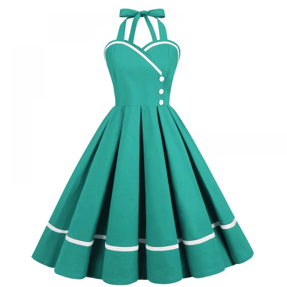 ฮาโลวีน 50s 60s 80s Retro ผู้ห - Vintage Fashion Female บทวิจารณ์และราคา