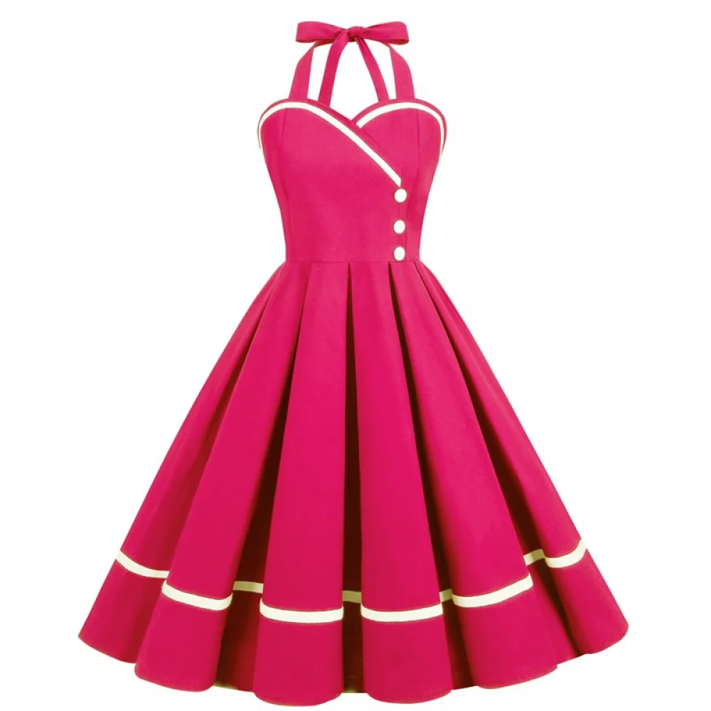 ฮาโลวีน 50s 60s 80s Retro ผู้ห - Vintage Fashion Female บทวิจารณ์และราคา