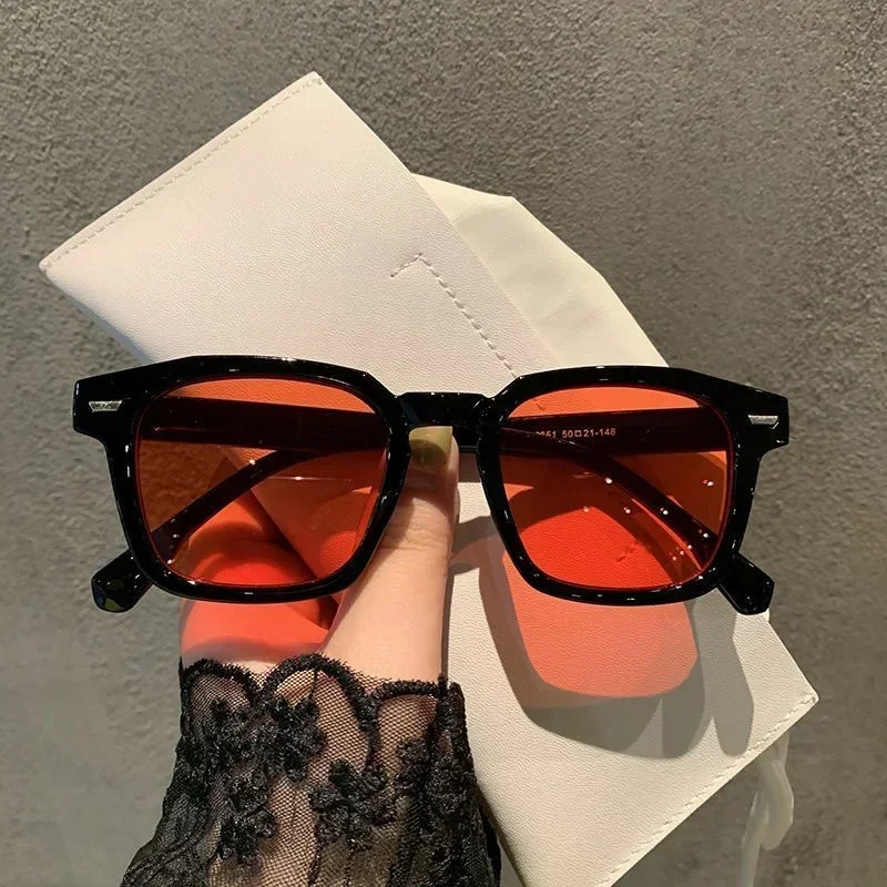 แว่นกันแดดทรงสี่เหลี่ยมผืนผ้าส - Vintage Fashion Female บทวิจารณ์และราคา
