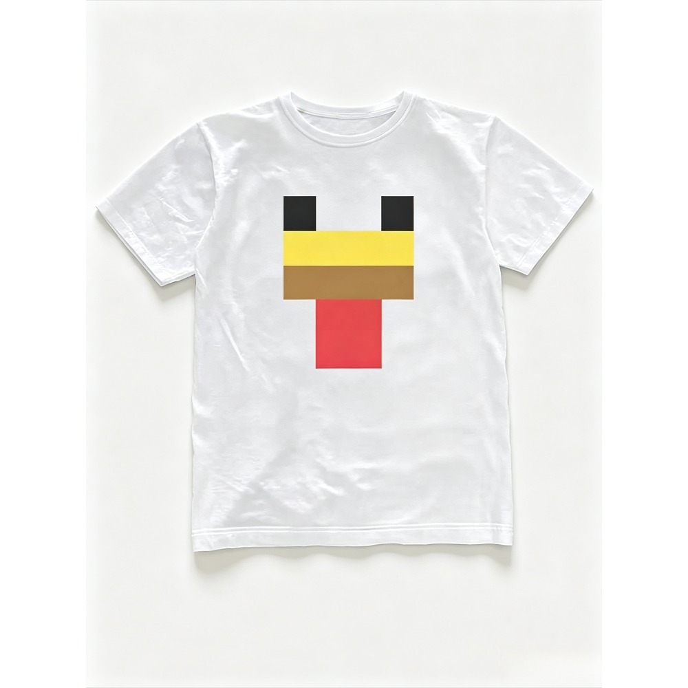 เสื้อยืดผู้ชายลายกราฟิกหน้าไก่ - Vintage Fashion Game บทวิจารณ์และราคา