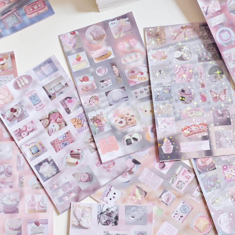 สมุดสติกเกอร์การ์ตูนน่ารักสไตล - Vintage Fashion Journal บทวิจารณ์และราคา