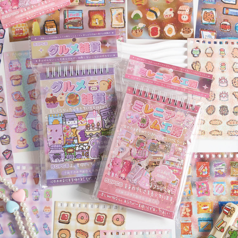 ชุดสติกเกอร์อาหารว่างย้อนยุค 5 - Vintage Fashion Journal บทวิจารณ์และราคา