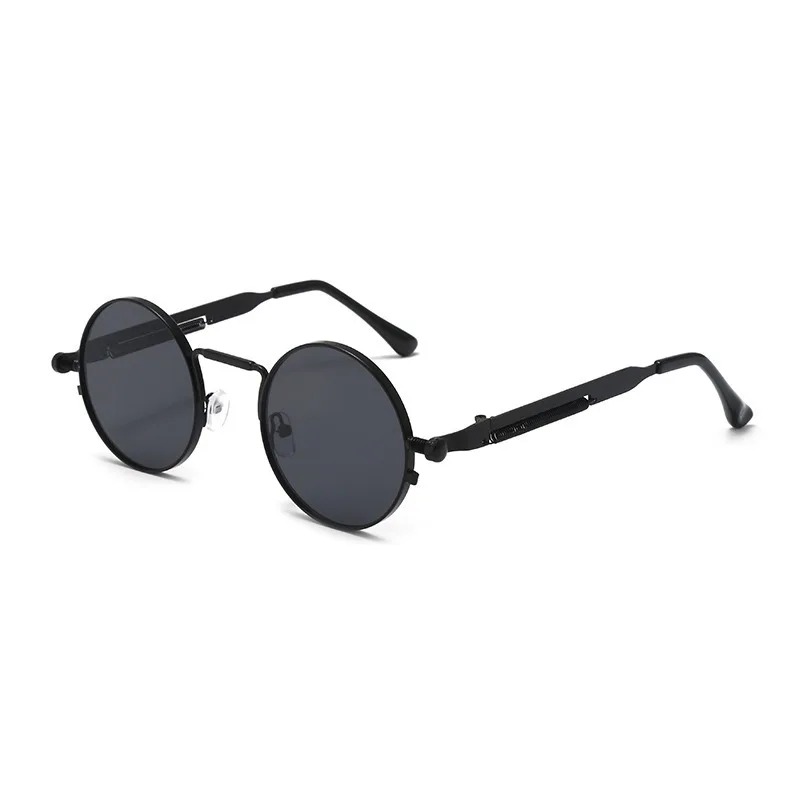 แว่นกันแดดทรงกลมกรอบโลหะวินเทจ - Vintage Fashion Female บทวิจารณ์และราคา