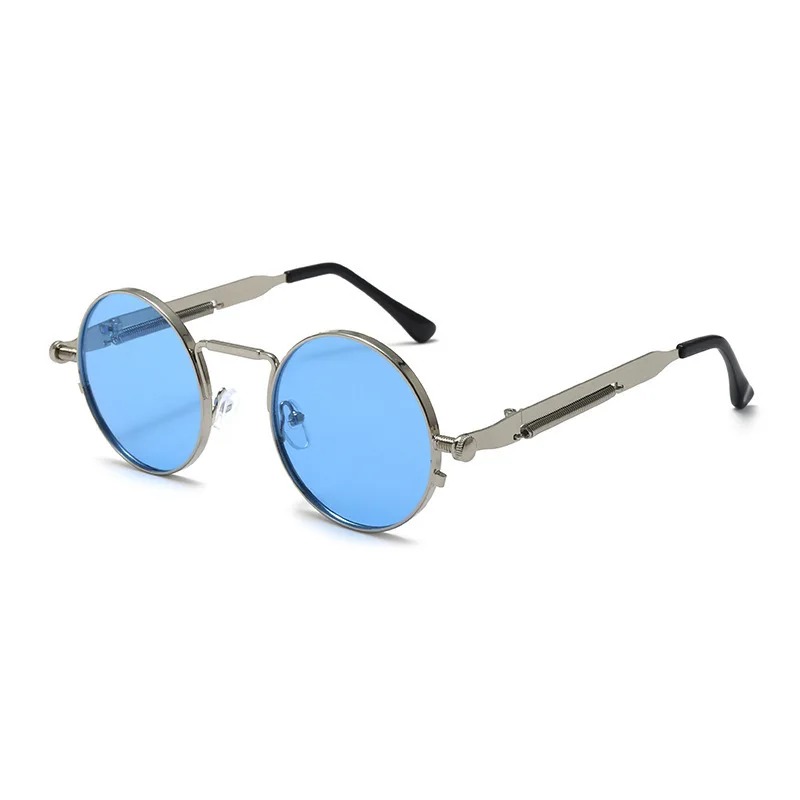 แว่นกันแดดทรงกลมกรอบโลหะวินเทจ - Vintage Fashion Female บทวิจารณ์และราคา