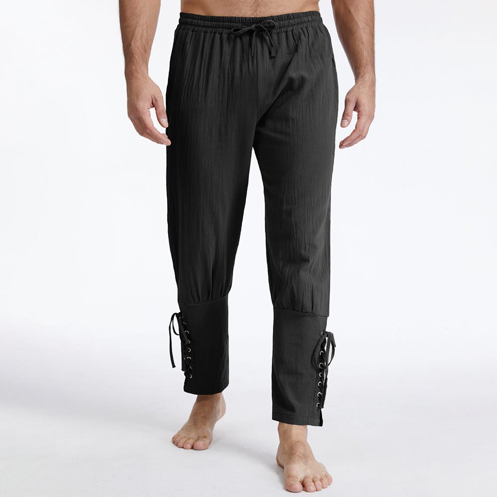 กางเกงผู้ชายสไตล์วินเทจ ผ้าฝ้า - Retro Track Pant บทวิจารณ์และราคา