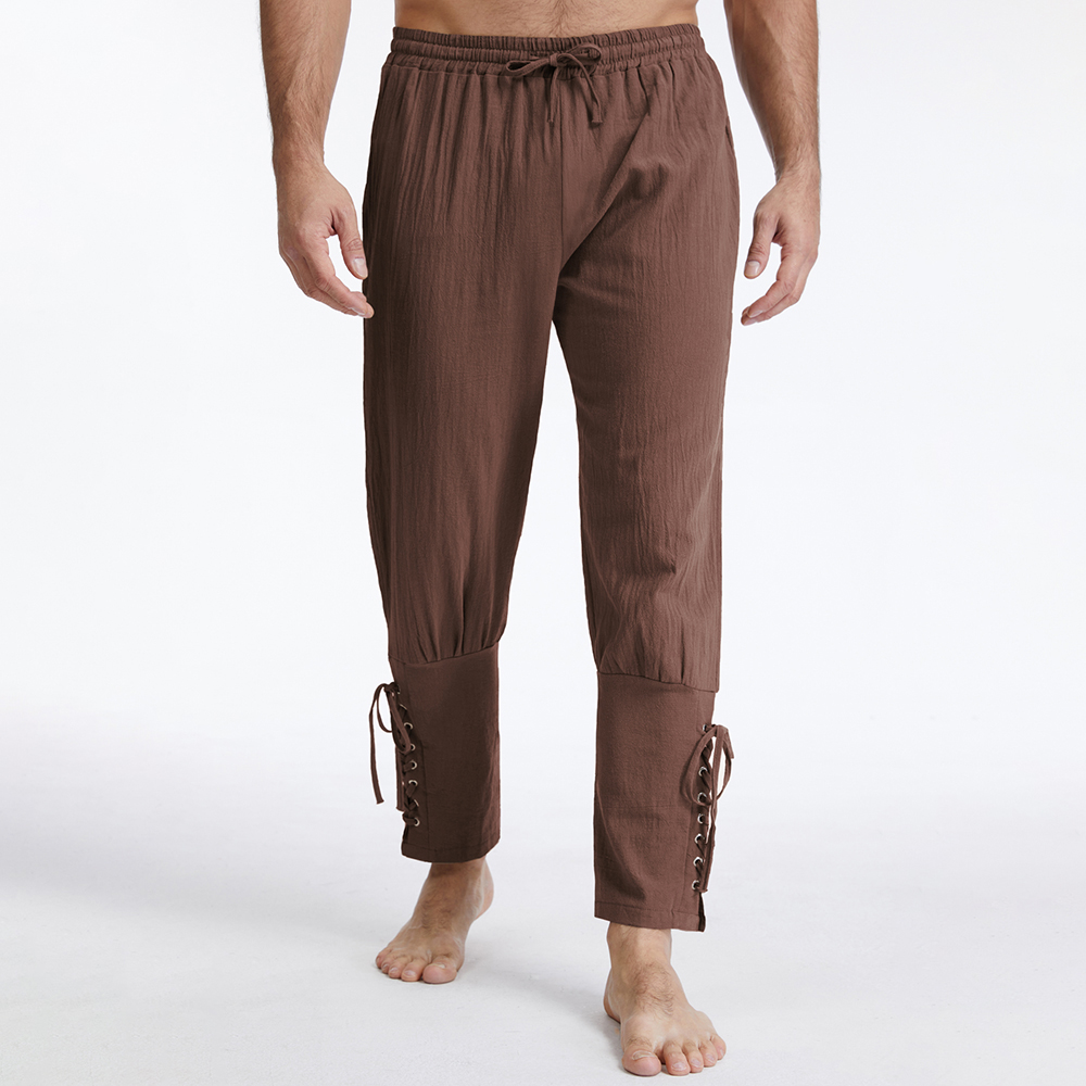 กางเกงผู้ชายสไตล์วินเทจ ผ้าฝ้า - Retro Track Pant บทวิจารณ์และราคา