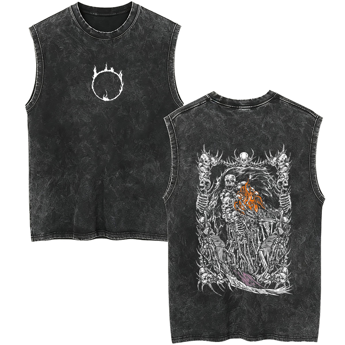 เสื้อกล้ามวินเทจลายเกม Dark So - Vintage Fashion Game บทวิจารณ์และราคา
