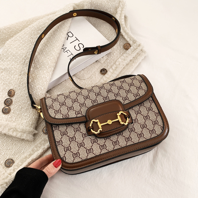 กระเป๋าสะพายข้างหนังแท้สำหรับผ - Vintage Fashion Paris บทวิจารณ์และราคา