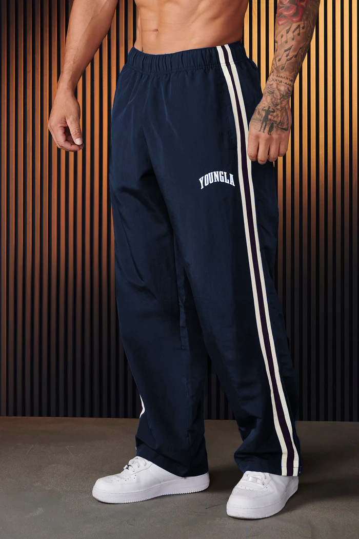 กางเกงวอร์มขายาวทรงตรง ขาบาน ล - Retro Track Pant บทวิจารณ์และราคา