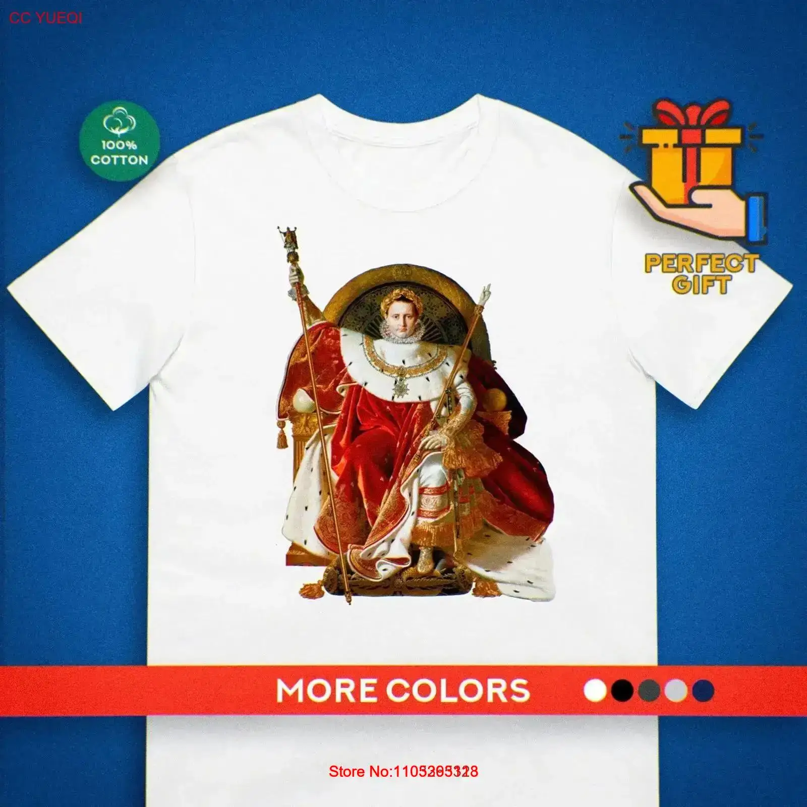 เสื้อยืดลายภาพวาดอินเกรสของนโป - Vintage Fashion History บทวิจารณ์และราคา