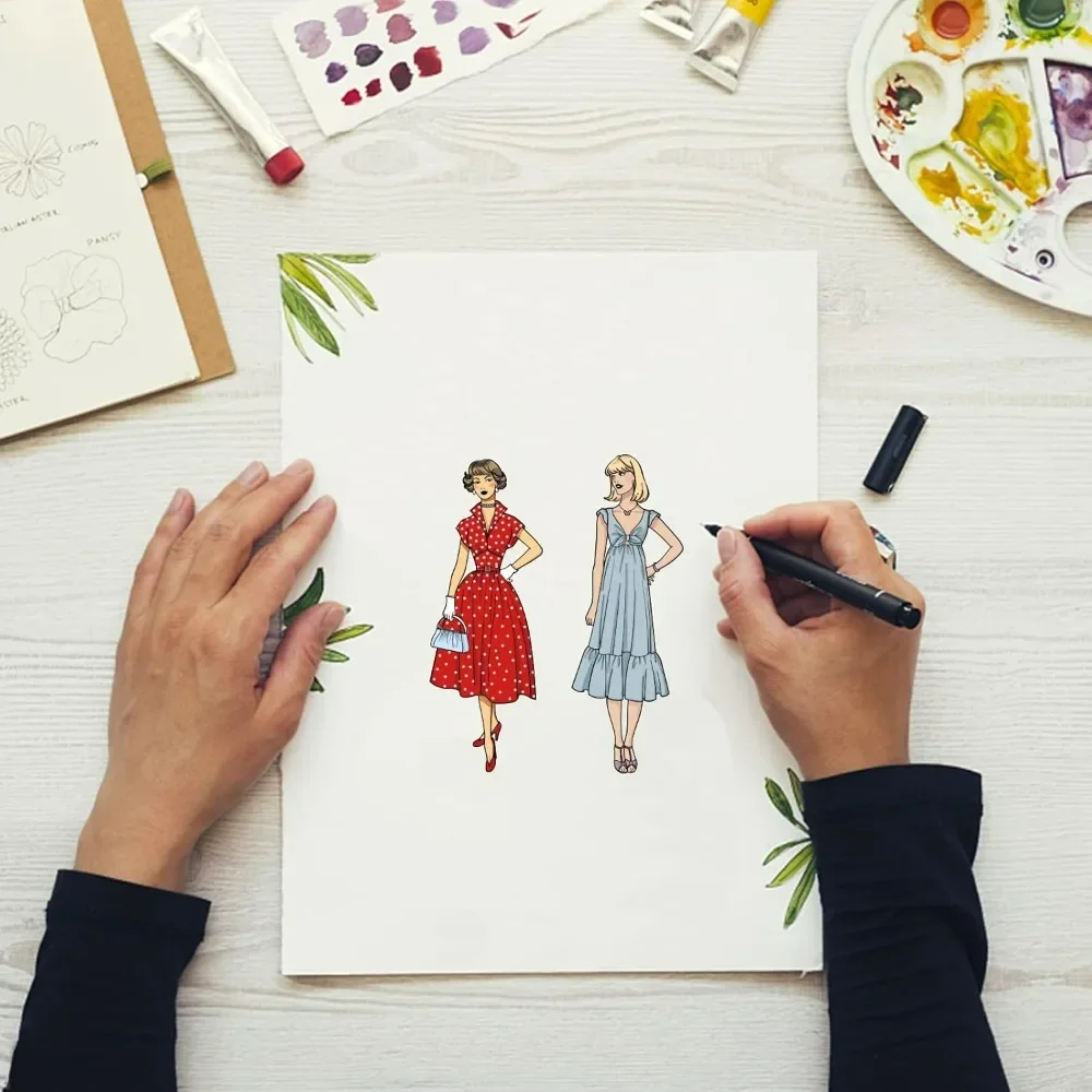 แฟชั่นผู้หญิงซิลิโคนล้างแสตมป์ - Vintage Fashion Journal บทวิจารณ์และราคา