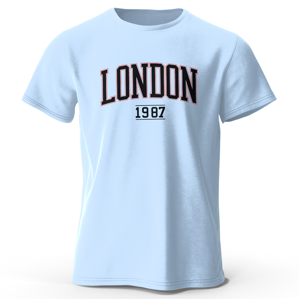 เสื้อยืดวินเทจลายลอนดอนปี 1987 - Vintage Fashion London บทวิจารณ์และราคา
