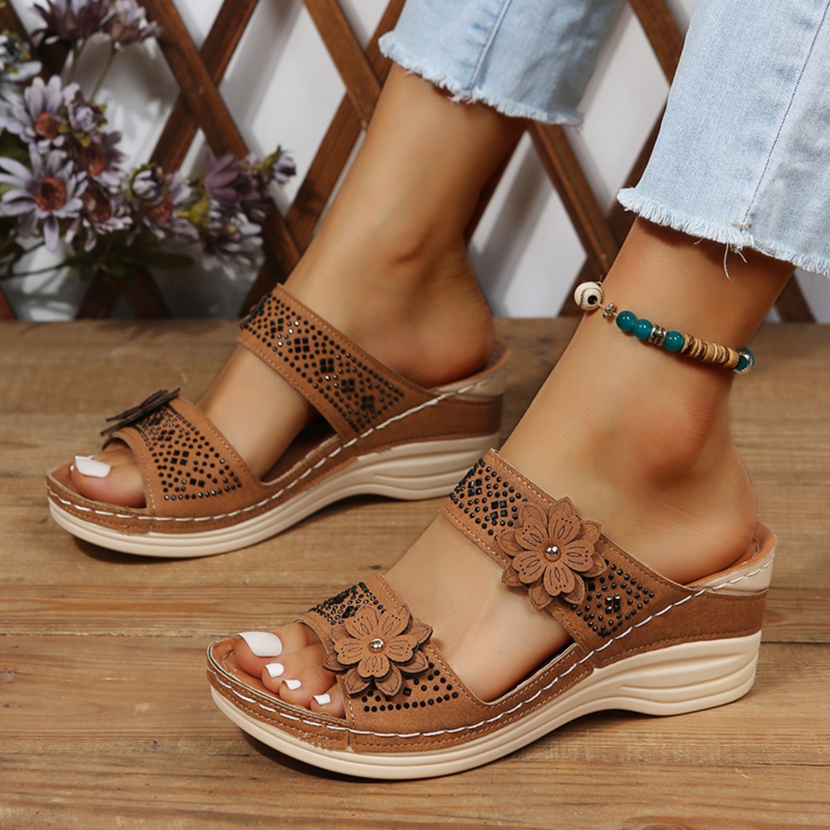 รองเท้าส้นเตารีดแฟชั่นใหม่สำหร - Vintage Fashion Female บทวิจารณ์และราคา