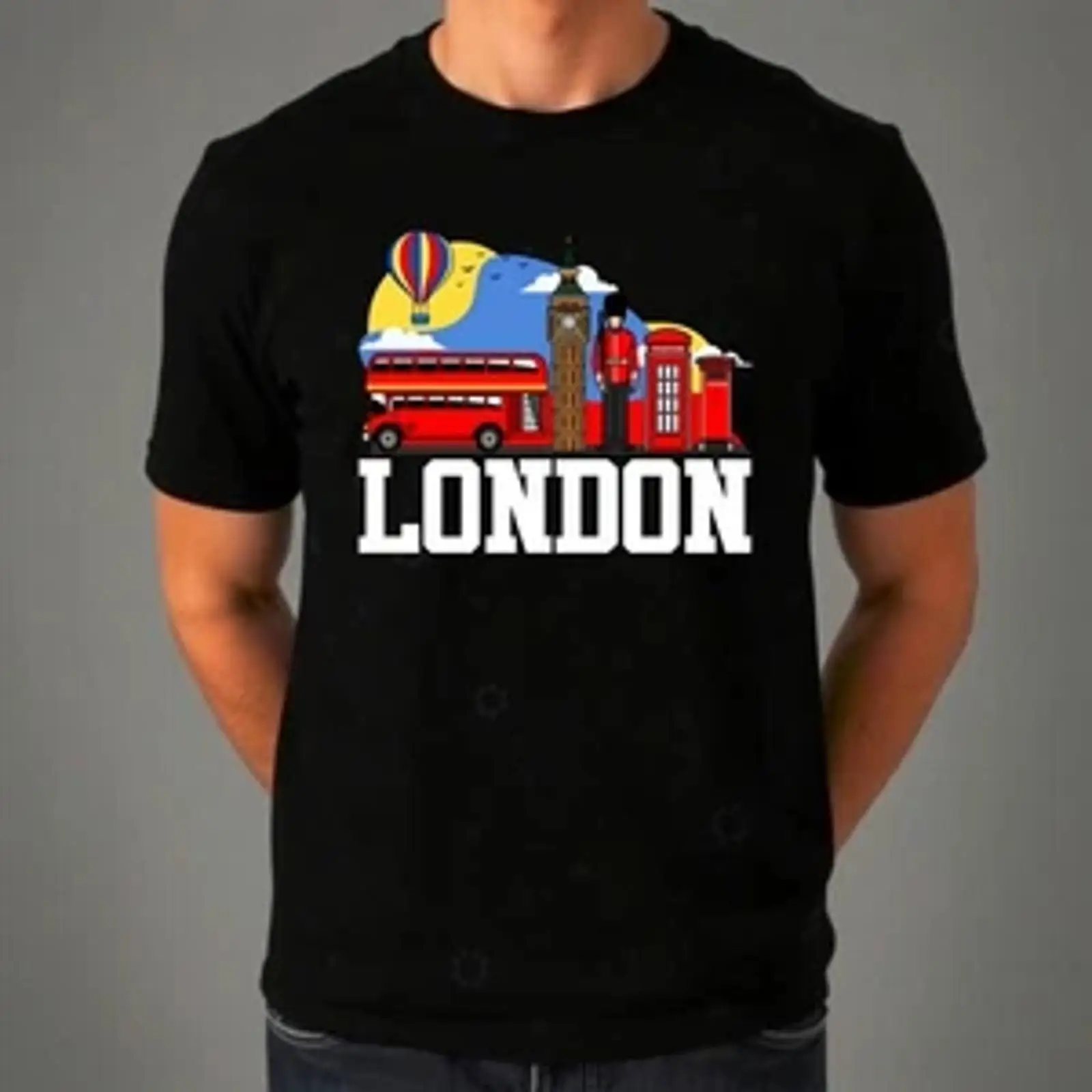 เสื้อยืดลอนดอน อังกฤษ ลายยูเนี - Vintage Fashion London บทวิจารณ์และราคา